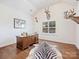 Spacious office with hardwood floors, vaulted ceilings, and large wooden executive desk at 10521 Ardley Manor Dr, Mint Hill, NC 28227