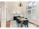 Elegant dining room with hardwood floors and natural light at 125 Whiterock Dr, Mount Holly, NC 28120