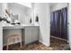 Bathroom with a vanity area, sleek hardware, and ample lighting at 136 Kingston Dr, Locust, NC 28097