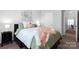 Bedroom with a bed, neutral decor, and a bright window at 136 Kingston Dr, Locust, NC 28097