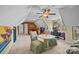 Bonus room with kitchenette, dining area, workspace, and living area at 170 Anniston Way, Davidson, NC 28036