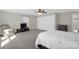 Bedroom featuring plush carpet, fan and recessed lights at 2010 Hollyhedge Ln, Indian Trail, NC 28079