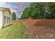The backyard of this home is grassed, graded and ready for recreation at 2017 Bridleside Dr, Indian Trail, NC 28079