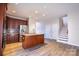 Bright, open kitchen featuring stainless steel appliances and a large central island at 2017 Bridleside Dr, Indian Trail, NC 28079