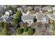 A high angle view of the backyard and other nearby properties at 2283 Iron Works Dr, Clover, SC 29710