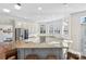 Bright kitchen featuring white cabinets, granite countertops, and stainless-steel appliances at 2283 Iron Works Dr, Clover, SC 29710