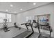 Well-equipped gym with treadmills, elliptical, and rower, offering a convenient fitness space at 2401 Euclid Ave # 213, Charlotte, NC 28203