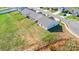 Aerial view of multiple homes that shows the layout of the homes and backyards in the neighborhood at 324 Aniston Ln, Shelby, NC 28152