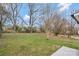 Expansive backyard with mature trees provides a tranquil and private outdoor setting at 345 Grice St, Shelby, NC 28150