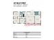 Detailed floor plan of a 1330 sq ft home including dimensions of each room at 437 Valley St, Stanley, NC 28164