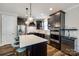 Well-equipped kitchen includes a large island, stainless appliances, and a beverage cooler at 5316 Baker Ln, Clover, SC 29710