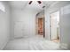 A simple bedroom showing the closet and the entrance to the bathroom at 582 Sixth Baxter Xing, Fort Mill, SC 29708