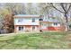 Charming two-story home with brick accents and a well-manicured front lawn at 7515 Riding Trail Rd, Charlotte, NC 28212