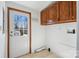 Mud room with storage cabinets and an exterior door at 109 Fish Hill Dr, Statesville, NC 28677