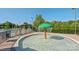 Community splash pad with mushroom water feature and shallow pool, perfect for  at 1116 Crooked River Dr, Waxhaw, NC 28173