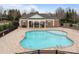 A community pool area is visible, featuring a pool, lounge area, and covered patio at 15913 Robbins Green Dr, Cornelius, NC 28031