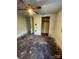 Bedroom featuring a ceiling fan, closet and wood floors at 1612 Carter Rd, Lancaster, SC 29720