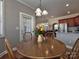 Bright breakfast nook with a wooden table and chairs, perfect for casual dining at 1796 Williamsburg Dr, Rock Hill, SC 29732