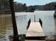 Picture of a wooden private dock on the water, perfect for lake activities at 194 Hattaway Cir, Mount Gilead, NC 27306
