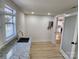 Mud room with granite countertops and a view into the kitchen at 200 Hillcrest Ave, Hickory, NC 28601