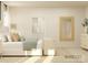 Bright bedroom features a large bed, side tables, and a decor mirror on the wall at 2814 Morning Song Way, Lancaster, SC 29720