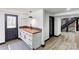 Basement kitchenette featuring sleek countertops and cabinetry, perfect for entertaining at 308 Dakota St, Kannapolis, NC 28083