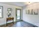 A stylish entryway featuring wood-look flooring and decorative accents at 308 Dakota St, Kannapolis, NC 28083