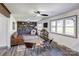 A bright living room with large windows and modern decor at 308 Dakota St, Kannapolis, NC 28083