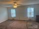 Bedroom featuring a ceiling fan and natural light at 3627 Alexander Forest Dr, Charlotte, NC 28269