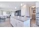 Spacious kitchen with granite island, open layout to the living room, and lots of light at 4017 Avis Way, Monroe, NC 28110