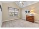 Bright bedroom features neutral paint, a large window, and plenty of room for furniture at 808 Wynnshire Dr # A, Hickory, NC 28601
