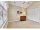 Bright bedroom features a vaulted ceiling and neutral walls, creating a cozy and inviting space at 808 Wynnshire Dr # A, Hickory, NC 28601