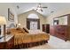 This comfortable bedroom has a ceiling fan, a large window, and plenty of closet space at 808 Wynnshire Dr # A, Hickory, NC 28601