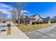 View of home exterior in neighborhood showcasing lawn and walkway at 808 Wynnshire Dr # A, Hickory, NC 28601