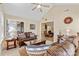 Comfortable living room with a plush sofa, natural light, and access to other rooms at 808 Wynnshire Dr # A, Hickory, NC 28601