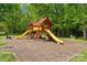 Community playground area with slides and climbing area at 820 Hampshire Hill Rd # 106, Matthews, NC 28105