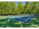 Community tennis courts surrounded by mature trees at 820 Hampshire Hill Rd # 106, Matthews, NC 28105