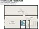 Second floor layout with attic, hall, room, and bathroom at 1113 Idyllic Ln, Waxhaw, NC 28173