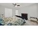 Bedroom with ceiling fan, closet and dresser at 117 Stowe Rd, Belmont, NC 28012