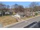 Aerial view of a property showcasing its proximity to local streets and neighborhood surroundings at 1714 S Tryon St, Charlotte, NC 28203