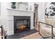 Close-up of the fireplace with a decorative mantel at 2095 Tite Rd, Stanfield, NC 28163