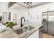 Well-appointed kitchen featuring granite countertops, stainless steel appliances, and modern fixtures at 2095 Tite Rd, Stanfield, NC 28163