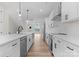 Modern kitchen with a large island, stainless steel appliances, and open layout at 3206 Riley Ave, Charlotte, NC 28269