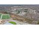 Aerial view of townhomes near athletic fields at 331 Wilkes Place Dr, Fort Mill, SC 29715