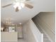 Second floor landing featuring an open view from the living room with a staircase at 331 Wilkes Place Dr, Fort Mill, SC 29715