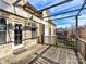 Beautiful outdoor deck with wooden railing and pergola-covered seating area at 4130 Waterway Dr, Monroe, NC 28110