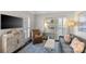 Cozy living room features stylish decor and comfortable seating for relaxation at 700 Queen Charlottes Ct, Charlotte, NC 28211
