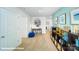 Inviting hallway featuring stylish decor and an adjacent study area at 8043 Plymouth Rd, Sherrills Ford, NC 28673