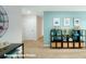 Neutral hallway featuring stylish decor at 8043 Plymouth Rd, Sherrills Ford, NC 28673