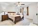 Comfortable bedroom features plush carpet, a large window, and traditional furnishings at 1221 20Th Nw Ave, Hickory, NC 28601